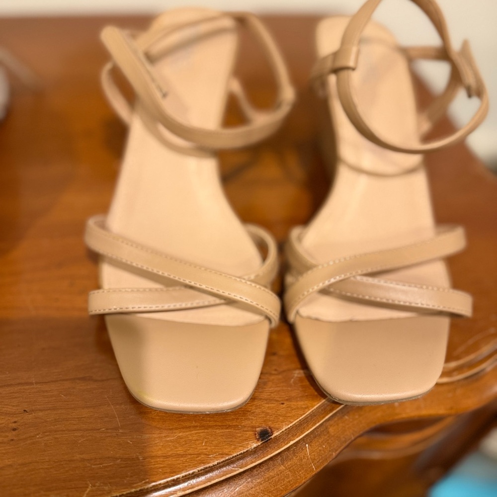 Michael Shannon Tan Strappy Sandals